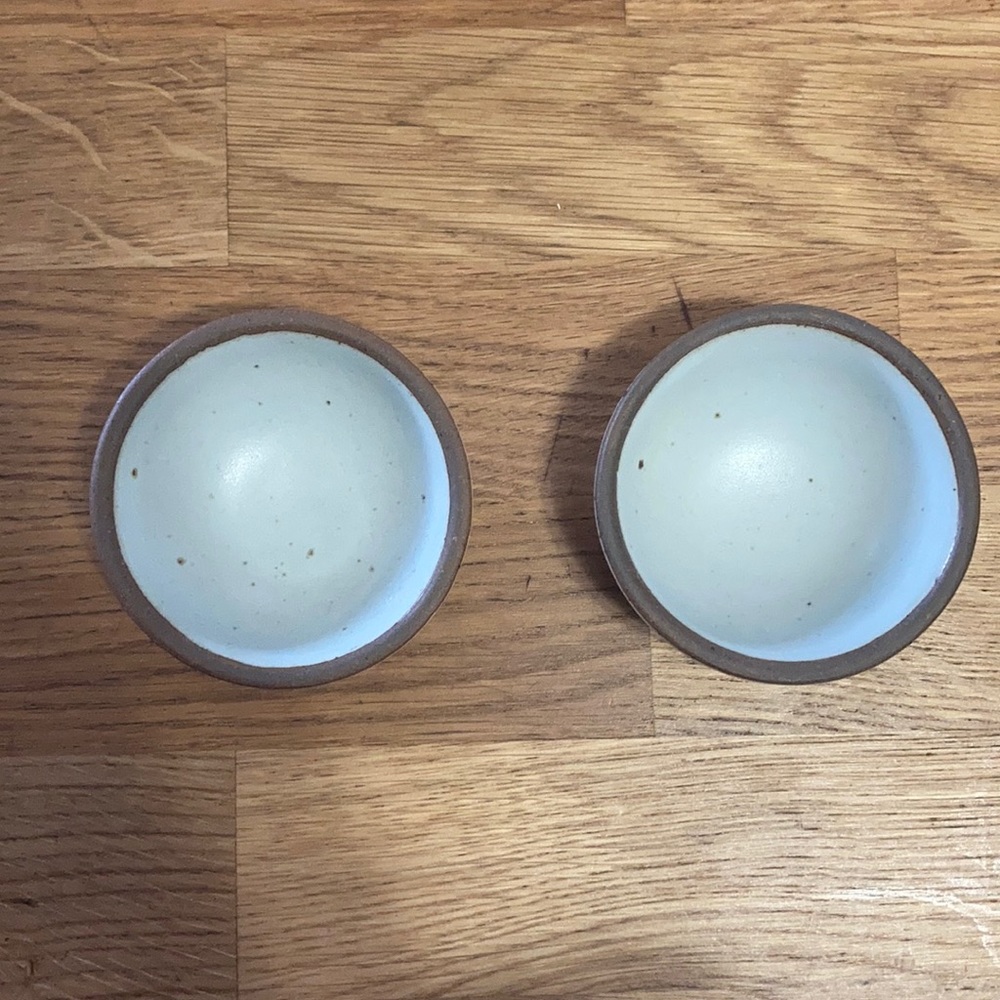 East fork pottery old eggshell bitty bowls